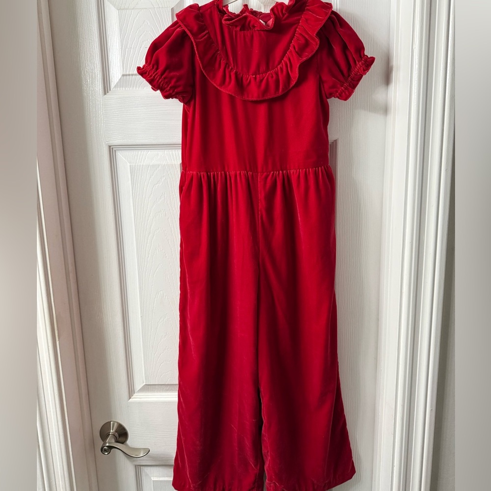 Janie and Jack Scarlet Ruffled Dress